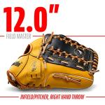 Franklin Sports Field Master Series Baseball Gloves, 12", Right Hand Throw