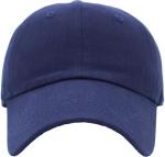 KB-LOW NAV Classic Cotton Dad Hat Adjustable Plain Cap. Polo Style Low Profile (Unstructured) (Classic) Navy Adjustable