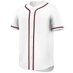 KXK Blank Baseball Jersey for Men Casual Button Down Shirts Short Sleeve Active Team Sports Uniform