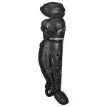 Champro Optimus MVP Double Knee Baseball Catcher’s Leg Guards, 16.5" Length, Black, CG100B