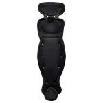 Champro Optimus MVP Double Knee Baseball Catcher’s Leg Guards, 16.5" Length, Black, CG100B