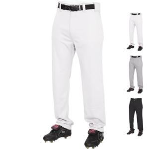 Rawlings | BP31SR Baseball Pants | Semi-Relaxed Fit | White | Adult Small