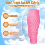 XZQTIVE Soccer Shin Guards Shin Defender for Kids Youth Adult, Ski Shin Guards Calf Compression Sleeve with Honeycomb Shin Pads