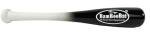 BamBooBat Adult Baseball and Softball Wood One Hand Training Bat- 18 Inch or 21 Inch-White Handle Black Barrel