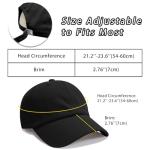 NPQQUAN Original Classic Low Profile Baseball Cap Golf Dad Hat Adjustable Cotton Hats Men Women Unconstructed Plain Cap Black
