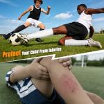 XZQTIVE Soccer Shin Guards Shin Defender for Kids Youth Adult, Ski Shin Guards Calf Compression Sleeve with Honeycomb Shin Pads