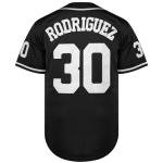 The Sandlot Benny The Jet Rodriguez Michael Squints Palledorous Alan Yeah-Yeah McClennan Bel Air 3D Print Baseball Jersey (X-Large, 30-Black)