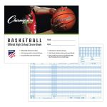 Champion Sports unisex BB1 coach and referee scorebooks, White, 30 GAMES US