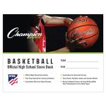 Champion Sports unisex BB1 coach and referee scorebooks, White, 30 GAMES US