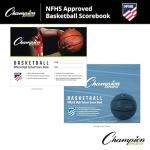 Champion Sports unisex BB1 coach and referee scorebooks, White, 30 GAMES US