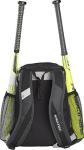 Rawlings | R400 Backpack Equipment Bag | Black (16" H x 12" L x 7.5" D )