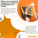 Baseball Hammer, Baseball Softball Glove Mallet, One-Piece Mallet, Baseball Glove Shaping Hammer with 2Pcs Baseball Lock, Glove Mallet 12inch 11inch