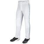 Champro Triple Crown OB Open-Bottom Baseball Pants with Side-Piping Braid, Adjustable Inseam, and Reinforced Sliding Areas