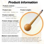 Baseball Hammer, Baseball Softball Glove Mallet, One-Piece Mallet, Baseball Glove Shaping Hammer with 2Pcs Baseball Lock, Glove Mallet 12inch 11inch