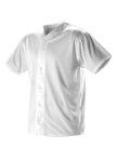 Alleson Athletic Boys' Full Button Baseball Jersey, White, Medium