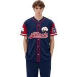 ETKWQPG Men's 99 Baseball Jerseys 90s Hip Hop Button Down Baseball Shirts for Party Stitched (Blue, Size 2XL)