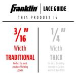 Franklin Sports MLB Dr. Glove Deluxe Lacing Kit Natural, 4 ft. Rawhide Lacing, 48"