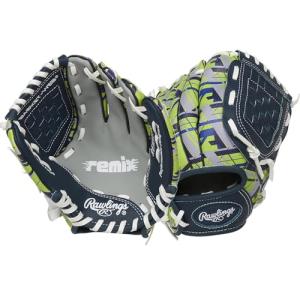 Rawlings | REMIX T-Ball & Youth Baseball Glove | Right Hand Throw | 9" | Green