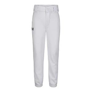 Under Armour Boys' Pre-School UA Baseball Pants 6 White