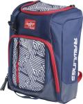 Rawlings | CHAOS Backpack Bag Series | Youth Baseball & Fastpitch Softball | Red/White/Blue
