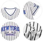 Baseball Jersey Women Game Day Sports Fan Shirts Oversized Baseball Mama Tshirt V Neck Tops Fans Gifts