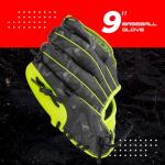 Ortiz34 Homerun Kids Tee Ball Set- David Ortiz 3-in-1 Aluminum Baseball Bat, Baseball, & Youth Baseball Glove Bundle (Made for Youth/Kids) (Volt)