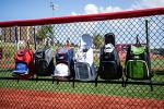 Rawlings | CHAOS Backpack Bag Series | Youth Baseball & Fastpitch Softball | Red/White/Blue
