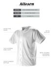 Alleson Athletic Boys' Full Button Baseball Jersey, White, Medium