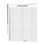 HIGHRAZON Baseball Softball Scorebook, 35 Games -16 Player Score Keeping Book for Stats, 12" x 9" Softball Baseball Score Book for Coaches, Youth, Scorekeepers and Family