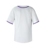 Aizqaoalk Blank Baseball Jerseys for Men Shirts Short Sleeve Hip Hop Sports Casual Button Down Uniforms Hip Pop