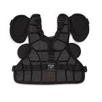 Champion Sports Umpire Chest Protector: 3 Millimeter Molded Plate Armor Style Softball & Baseball Chest Protector - 16" - Black