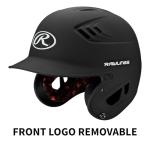 Rawlings | R16 VELO Baseball Batting Helmet | Senior (6 7/8" - 7 5/8") | Matte Black