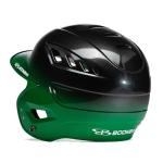 Boombah DEFCON Metallic Gloss Fade Batting Helmet NOSCAE Metallic Black/Metallic Kelly Green - Size Senior 7" - 7 3/4"