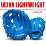Franklin Sports 9.5" RTP Performance Teeball Glove and Ball Combo Royal - Right Handed Thrower