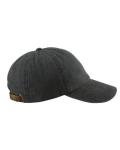 Adams 6-Panel Low-Profile Washed Pigment-Dyed Cap, Black