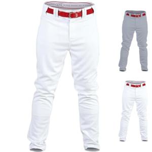 Rawlings | PRO 150 Series Baseball Pants | Adult Large | White| Relaxed Fit