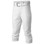 Easton | PRO+ Pull Up Baseball Pant | Youth | Full Length | Elastic Bottom | Youth White Y M