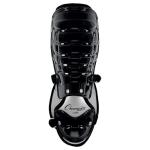 Champion Sports Universal 7.5" L Adjustable Batters Shin Guard (Set of 1) - Wrap Around Padding and Ankle/Foot Protector - Quick Release Buckles - Ages: Youth to Adult