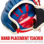 Franklin Sports Kids Baseball Glove - Air Tech Youth Tball Glove - Toddler + Youth Teeball, Baseball + Softball Mitt - Right Hand Throw - Navy/Red - 8.5"