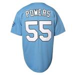 NJKA Kenny Powers #55 Baseball Jersey Shirt Eastbound and Down Movie Baseball Jersey Stitched (Blue, X-Large)