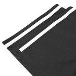 NJKA Blank Plain Hip Hop Hipster Button Down Baseball Jersey, Short Sleeve Active T Shirts (Black, XXX-Large)