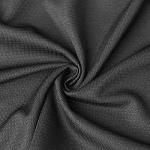 NJKA Blank Plain Hip Hop Hipster Button Down Baseball Jersey, Short Sleeve Active T Shirts (Black, XXX-Large)