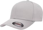 Flexfit Men's Wooly Combed Twill Fitted Baseball Cap, Silver, Large-X-Large