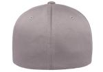 Flexfit Men's Wooly Combed Twill Fitted Baseball Cap, Silver, Large-X-Large