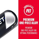 Franklin Sports Metal Youth Baseball Bat - Heist Kids Bats for Ages 8-12 - 2 5/8" Inch Big Barrel - Youth Drop -10 Aluminum Bats - USA Baseball Approved - 26" Inch / 16oz. - Royal 1000