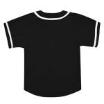 EALER BJK80 Series Kids Baseball Jersey Softball Jersey Button Down Shirts Black Size 10T