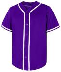babyhealthy Mens Blank Baseball Jersey Button Down Shirts Plain Hip Hop Hipster Tshirts Softball Sports Active Tee