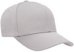 Flexfit Men's Wooly Combed Twill Fitted Baseball Cap, Silver, Large-X-Large