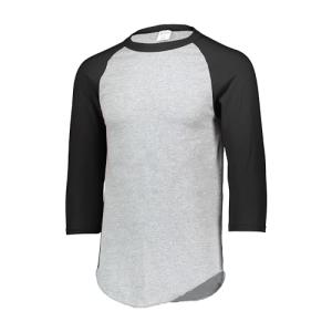 Augusta Sportswear Mens Baseball Jersey - Crew Neck, 3/4 Sleeve, Soft Cotton Blend for Practice and Game Day Wear 7K