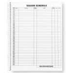 Murray Sporting Goods Baseball/Softball Scorebook - Large Print Book - Spiral Bound - 35 Games